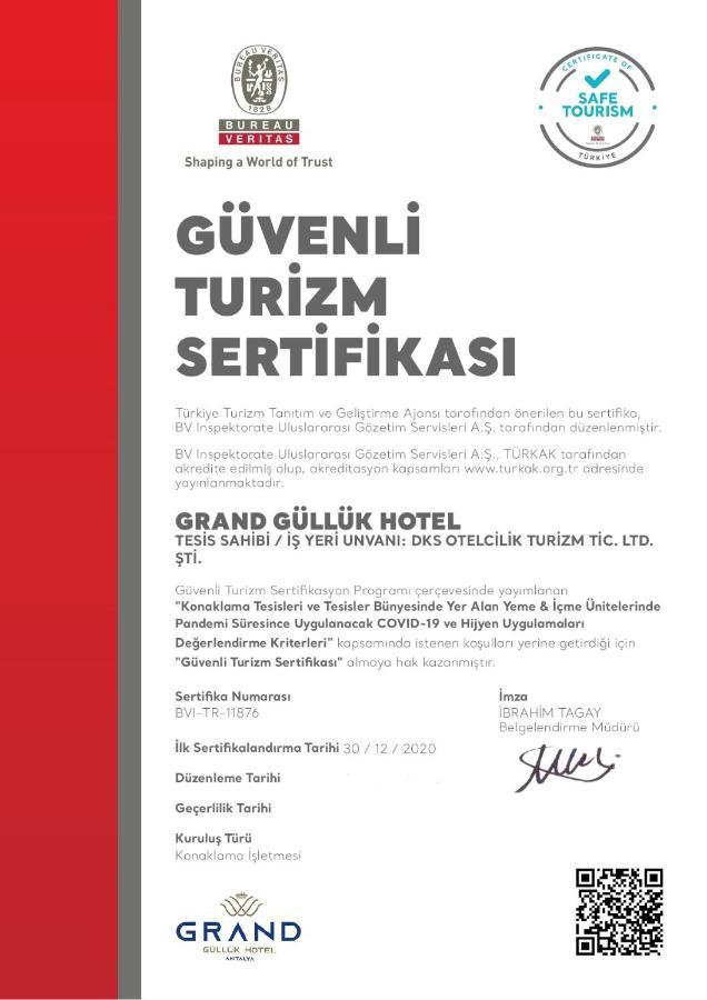 Grand Gulluk Hotel&Spa Antalya Exterior foto